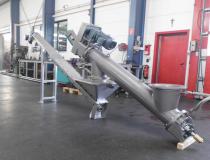 Kühlschnecke mit nachfolgendem Spiralförderer Kühlschnecke mit nachfolgendem Spiralförderer